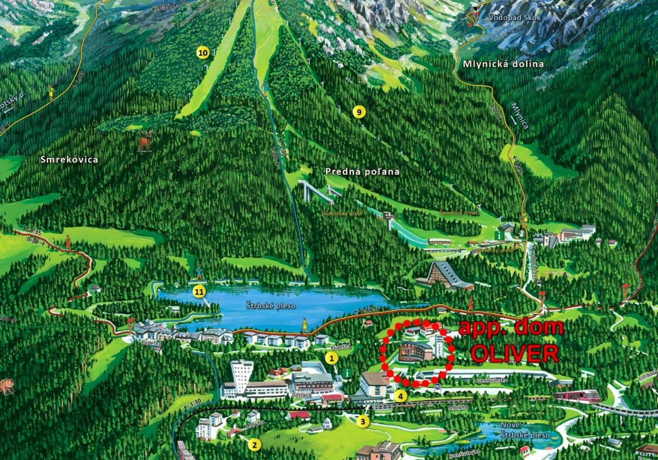 Strbske Pleso Rezidencia Oliver - Apartman 16A Eksteriør billede